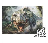 Dinosaurios salvajess Rompecabezas 1000 Piezas Con Colores Vibrantes Puzzle Terapia De Arte Para Pasatiempos En Casa Como Cita En Casa 70x50cm/1000pcs