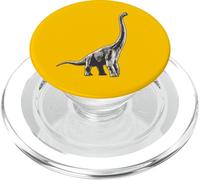 Dinosauro amante brachiosauro illustrazione preistorica PopSockets PopGrip per MagSafe
