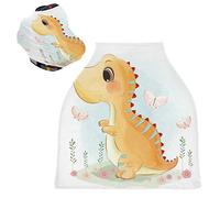Dinosauro Che Gioca A Farfalla Passeggino Tettoia Copri Seggiolino Copertura Infermieristica Auto per Bambini per L'Allattamento Al Seno Morbido Traspirante Elastica Tettuccio