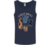 Dinosauro Class Of 2000 BC Divertente T- Rex Uomo Canotta Maglia