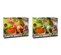 Dinosauro da battaglia con effetti Primal Clash! 21 cm