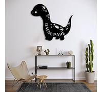 Dinosauro decorazioni decorazione della parete segni di dinosauro per bambini compleanno nome personalizzato Wall Art per la scuola materna, ragazzi, figlio, camera dei bambini casa Decor