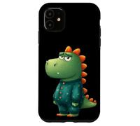 Dinosauro del fumetto in pigiama per gli amanti degli indumenti da notte Custodia per iPhone 11