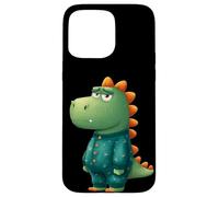Dinosauro del fumetto in pigiama per gli amanti degli indumenti da notte Custodia per iPhone 15 Pro Max