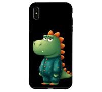 Dinosauro del fumetto in pigiama per gli amanti degli indumenti da notte Custodia per iPhone XS Max