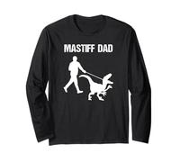 Dinosauro di papà del mastino inglese Maglia a Manica