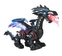 Dinosauro Educativo Che Cammina per Bambini, Dinosauro Robot Giocattolo con Spray e Suoni Divertenti, Movimento Interattivo Camminando Calpestando, Giocattolo con Facile Installazione della Batte