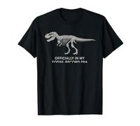 Dinosauro Fossil Record Era Divertente Scuola Scienza Maglietta