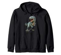 Dinosauro Hockey Stick Puck Goal Goalie T-Rex Player Kids Felpa con Cappuccio