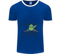 Dinosauro In Arrivo Nuovo Baby Gravidanza Uomo Ringer T-Shirt