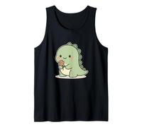 Dinosauro Kawaii con Fiore Canotta