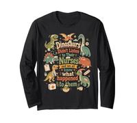 Dinosauro Non ha ascoltato Le Loro Infermiere RN CNA NICU RN Life Maglia a Manica