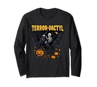 Dinosauro pterodattilo di Halloween Terror-Dactyl Maglia a Manica