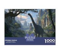 Dinosauro Puzzle 1000 Pezzi Gioco di sfida per adulti e bambini Mondo preistorico puzzle impossibile Decorazione domestica 38x26cm