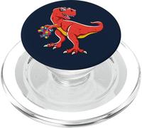 Dinosauro Puzzle Ad Aprile Sostenere Amore Consapevolezza Autismo PopSockets PopGrip per MagSafe
