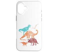 Dinosauro retrò vintage Custodia per iPhone 16 Plus