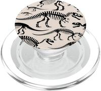 Dinosauro Scheletro Fossili Paleontologia Archeologia Vintage PopSockets PopGrip per MagSafe