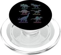 Dinosauro Specie Nomi Paleontologia Science Chart Art PopSockets PopGrip per MagSafe