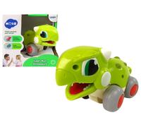 Dinosauro su Ruote Verde Figurina