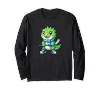 Dinosauro Sveglio Che Gioca i Bambini del Fumetto Maglia a Manica