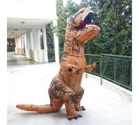 dinosauro t-rex gonfiabile costume carnevale mascotte gigante halloween adulti