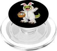 Dinosauro T-Rex nei panni del coniglietto pasquale, divertente e carino per ragazzi e bambine PopSockets PopGrip per MagSafe