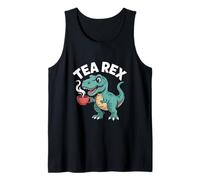 Dinosauro Tea Rex con tazza di tè divertente Canotta