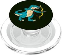 Dinosauro Tiro con l'arco Arciere T-Rex Arco E Freccia PopSockets PopGrip per MagSafe