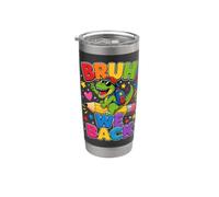 Dinosauro torna a scuola Bruh We Back Bicchiere termico in acciaio inox doppia parete