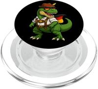 Dinosauro Trex Bavarese Tedesco Costume Germania Bandiera Ragazzi Uomini PopSockets PopGrip per MagSafe