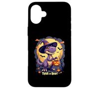 Dinosauro Trick or Roar di Halloween! Festa spettrale Custodia per iPhone 16 Plus