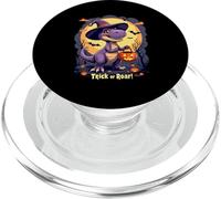 Dinosauro Trick or Roar di Halloween! Festa spettrale PopSockets PopGrip per MagSafe