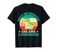 Dinosauro Un Ragazzo Che Ama I Dinosauri Ragazzi Maglietta