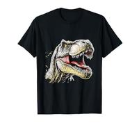 Dinosauro vibrante testa t-rex Maglietta