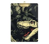 Dinosauro Vintage Cartoon Style A4 Cool Appunti Film Appunti Bordo rigido per Infermieristica Studente Commercio Quest Dimensioni 9 x 12