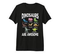 Dinosaurs Are Awesome Dinosaur List Paleontology Maglietta Premium