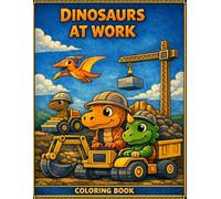 DINOSAURS AT WORK: COLORING BOOK
