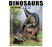 Dinosaurs Calendar 2026 - 2027: Stay Focused And Organized For 24 Months With A Layout Designed For Daily Life And Long Term Goals