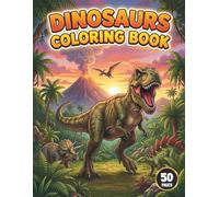 Dinosaurs Coloring Book: 50 Relaxation Prehistoric Coloring Pages for both Kids And Adults