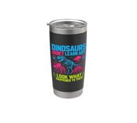 Dinosaurs Didn't Learn Art Funny Drawing Teacher Bicchiere termico in acciaio inox doppia parete