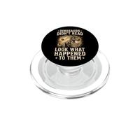 Dinosaurs Didn't Read T-Rex Dinosauro Meteora Insegnante PopSockets PopGrip per MagSafe