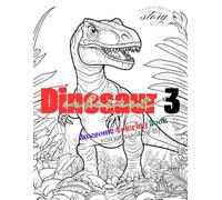 Dinosaurs in forest 3 Awesome Coloring Book For Kids (Aged 8-15): Bring children's colorful imaginations to life with this coloring book!