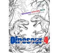Dinosaurs in Jungle 4 Awesome Coloring Book For Kids (Aged 8-15): Bring children's colorful imaginations to life with this coloring book!