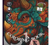 Dinosaurs - Mandala: 50 Unique Dinosaur Colouring Designs for Teens, Adults, and Mandala Lovers