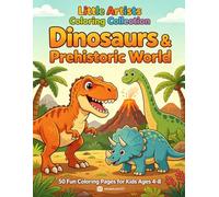 Dinosaurs & Prehistoric World: Kids coloring book
