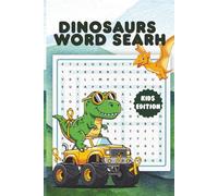 Dinosaurs Word Search Book: Word Searches with Easy to Read Print about Dinosaurs,Wild Animals and More | 6x9 inches, 111 pages | 50+ Puzzles ... Gifts for Vacations, Holiday, Birthdays and Free Times