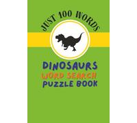 Dinosaurs Word Search Puzzle Book with Solutions: 20 Word Searches about Dinosaurs | 6x9 inches, 40 pages