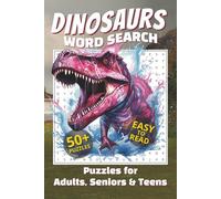 Dinosaurs Word Search Puzzle Book: Word Searches with Easy to Read Print about dinosaurs, jurassic-period, big lizard lovers and more | 6x9 inches, ... Gift for Vacations, Holidays and Fun Times