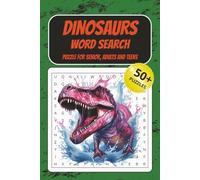 Dinosaurs Word Search Puzzle Book: Word Searches with Easy to Read Print, Dinosaur | 6x9 inches, 110 pages | 50+ Puzzles...Gift for Vacations, Travel, Relaxing