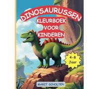 Dinosaurussen Kleurboek voor Kinderen 4-8 Jaar: 70 Leuke en Eenvoudige Illustraties van T-Rex, Stegosaurus, Brachiosaurus en Meer - Perfect voor Jonge Dinoliefhebbers en Urenlang Kleurplezier